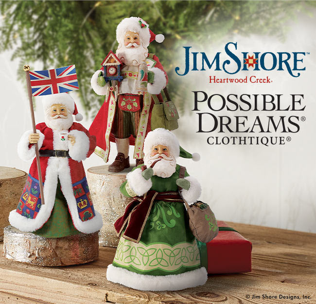 D56 Possible Dreams® Santas by Jim Shore