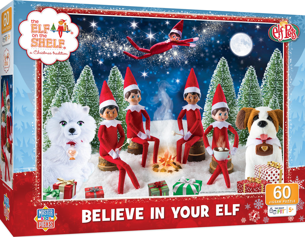 Elf on the Shelf 2023 <br> Believe in Your Elf <br> 60 Piece Puzzle