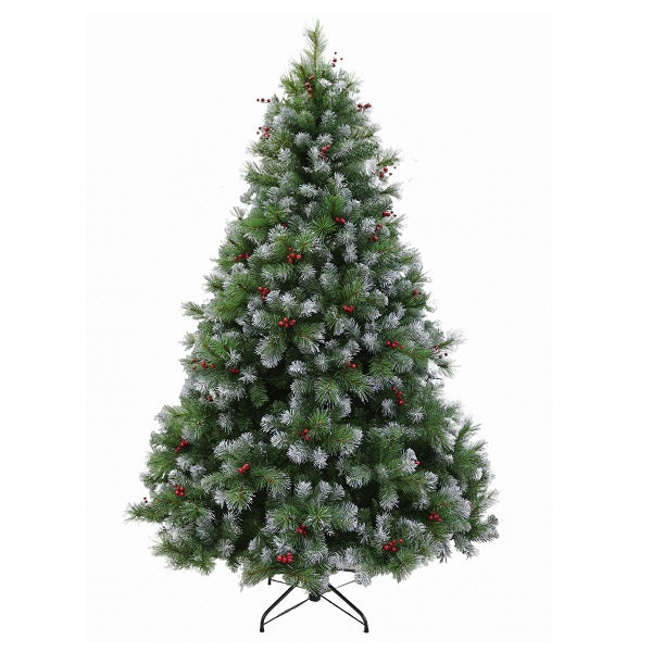 Christmas Tree <br> 8ft Westminster Pine Tree with Artificial Berries (243cm)