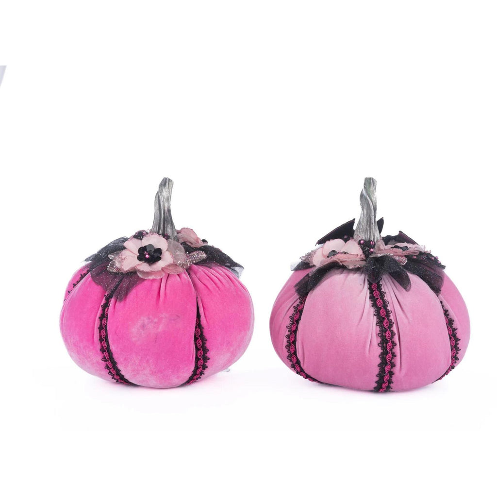 PRE-ORDER 2024 (CLOSES 26th February) <br> Katherine's Collection <br> Pink Panic Possession <br> Stuffed Pumpkins <br> Set of 2 (23cm) - $399