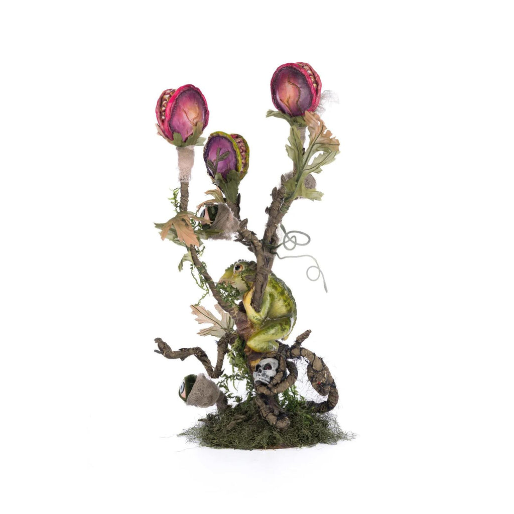 PRE-ORDER 2024 <br> Katherine's Collection <br> Broomstick Acres <br> Enchanted Plant Candelabra (46cm) - $399