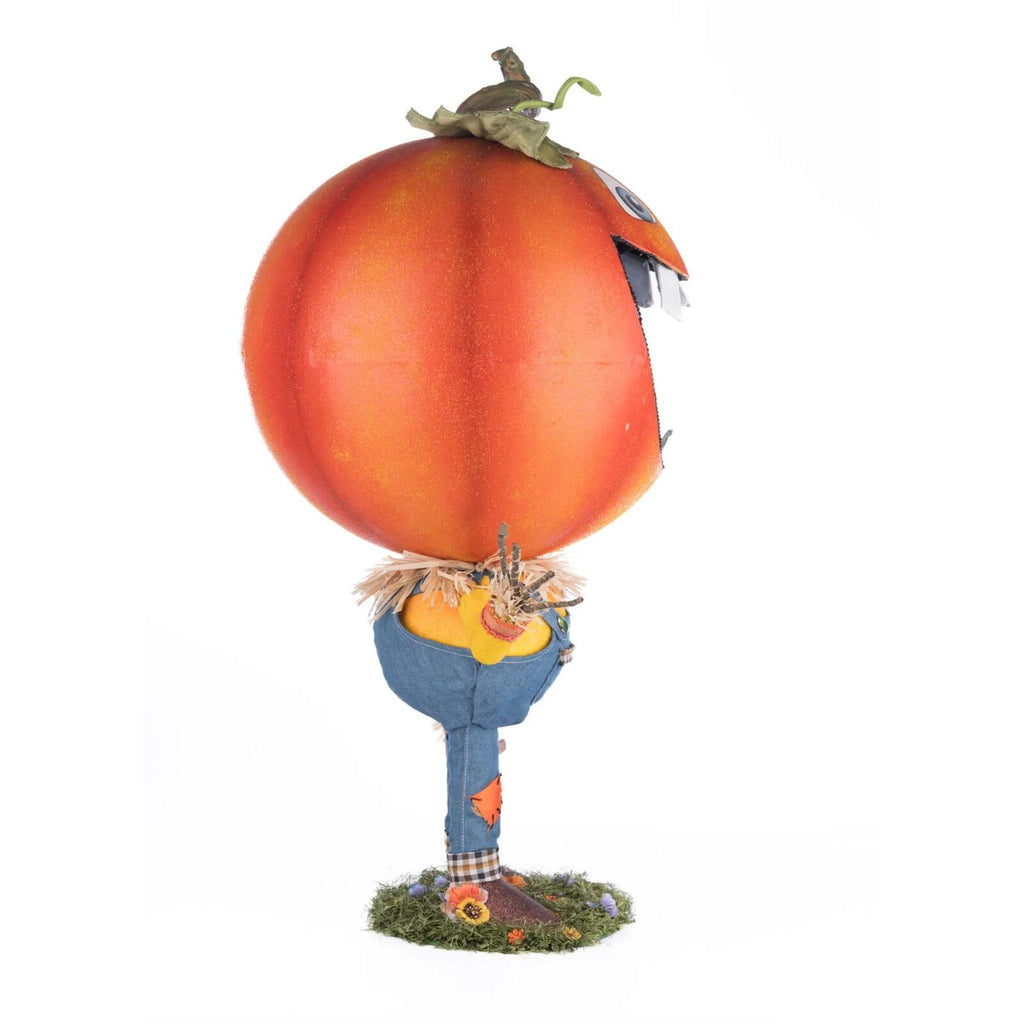 PRE-ORDER 2024 <br> Katherine's Collection <br> Jacks and Cats <br> Pumpkin Boy Candy Container (64cm) - $299