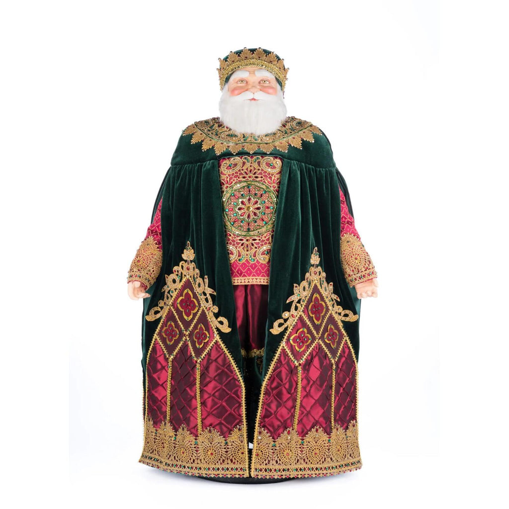 PRE-ORDER 2024 <br> Katherine's Collection <br> Christmas Castle <br> Father Christmas (33cm) - $1199