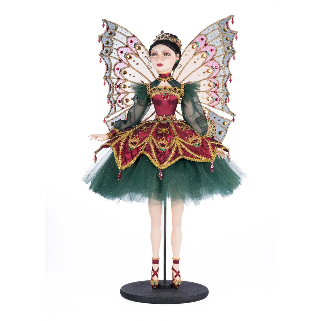 PRE-ORDER 2024 <br> Katherine's Collection <br> Christmas Castle <br> Belle Noelle Standing Fairy Ballerina (74cm) - $949