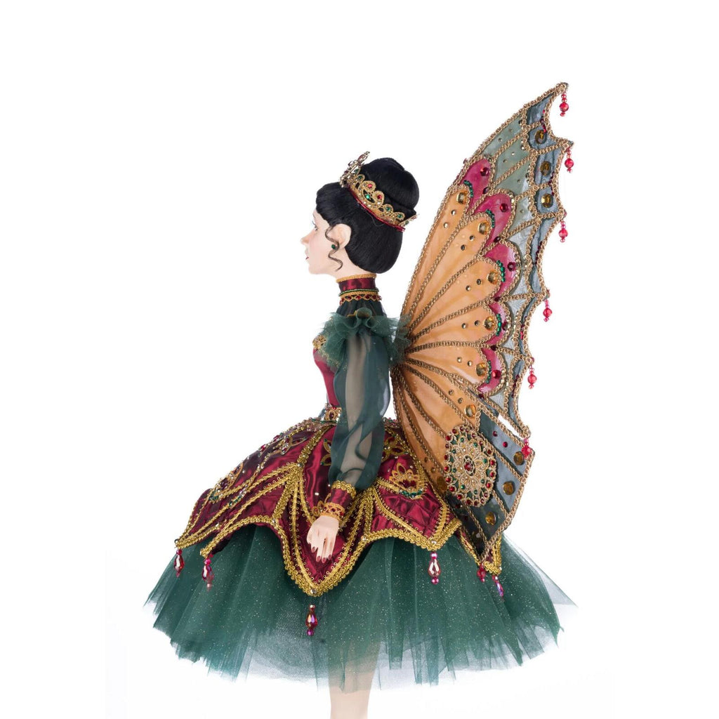 PRE-ORDER 2024 <br> Katherine's Collection <br> Christmas Castle <br> Belle Noelle Standing Fairy Ballerina (74cm) - $949