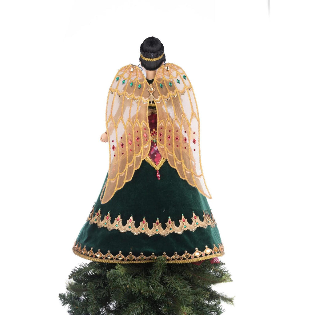 PRE-ORDER 2024 (CLOSES 26th February) <br> Katherine's Collection <br> Christmas Castle <br> Belle Noelle Tree Top Angel (74cm) - $749