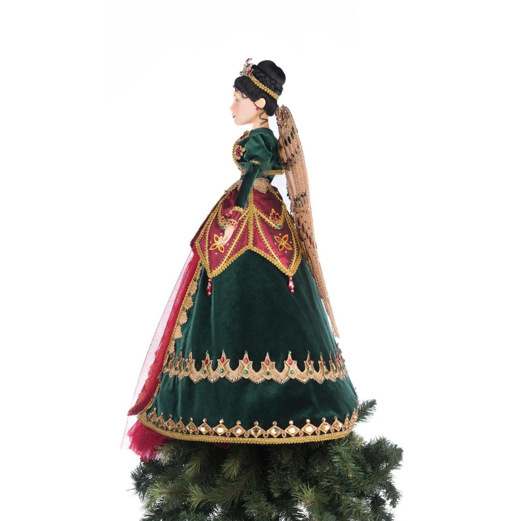 PRE-ORDER 2024 (CLOSES 26th February) <br> Katherine's Collection <br> Christmas Castle <br> Belle Noelle Tree Top Angel (74cm) - $749