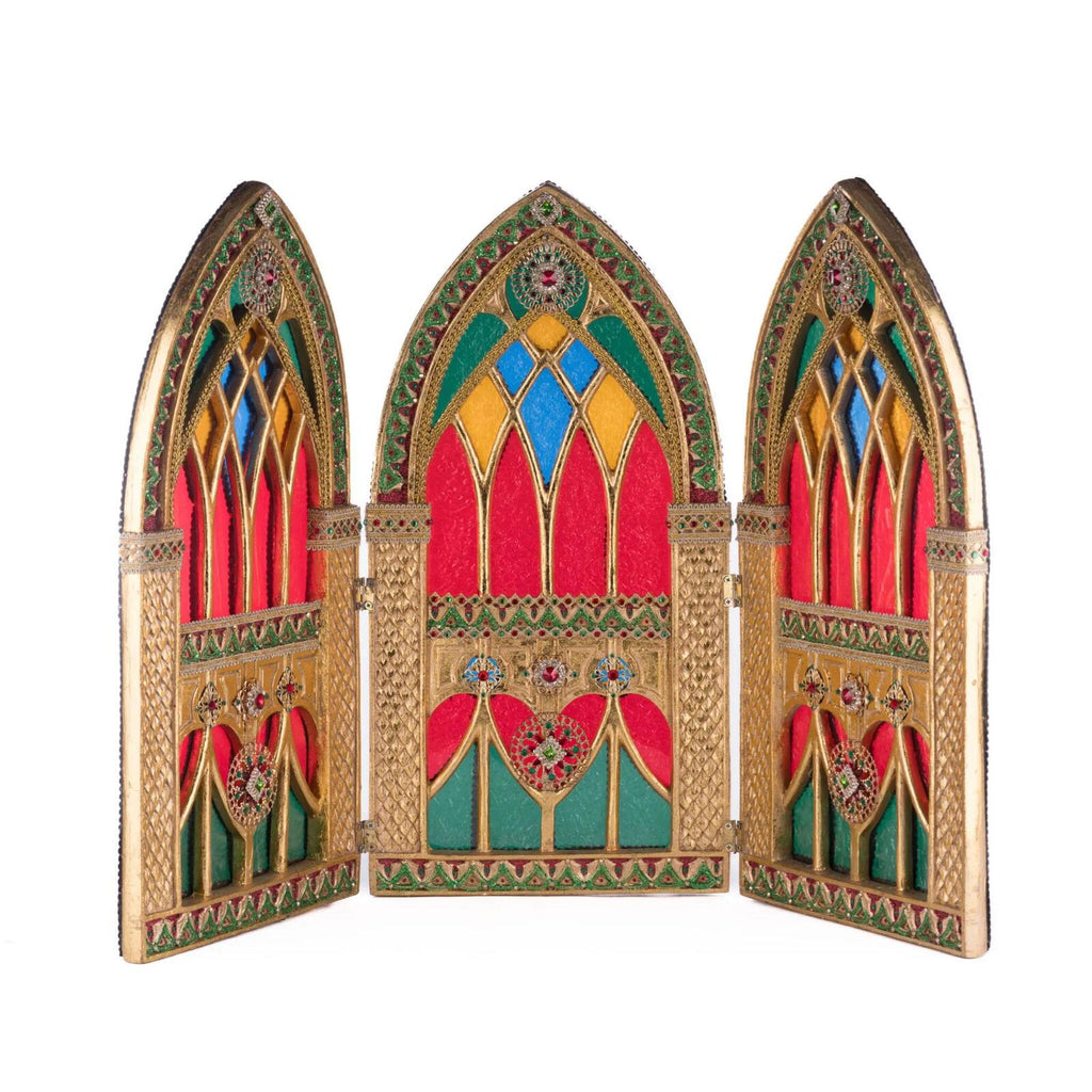 PRE-ORDER 2024 (CLOSES 26th February) <br> Katherine's Collection <br> Christmas Castle <br> Triptych (53cm) - $699