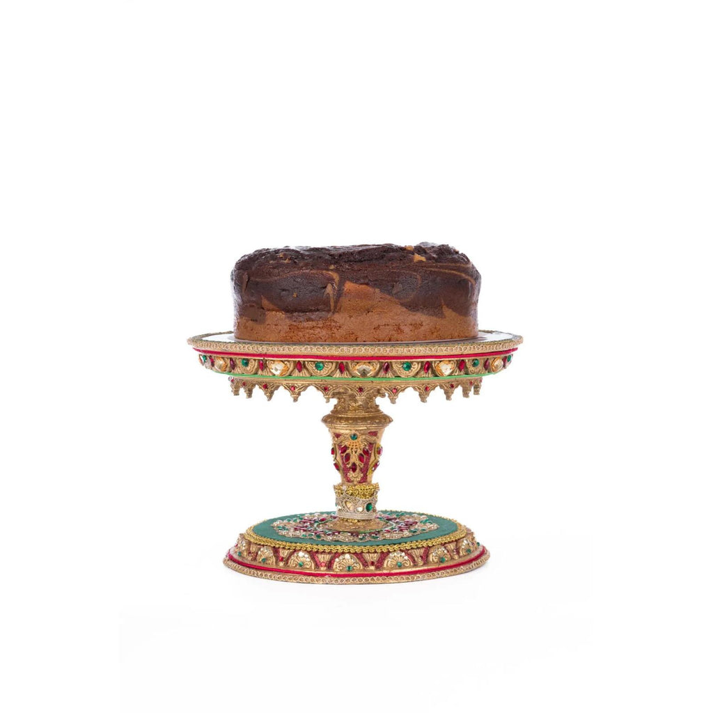 PRE-ORDER 2024 (CLOSES 26th February) <br> Katherine's Collection <br> Christmas Castle <br> Cake Plate (19cm) - $449
