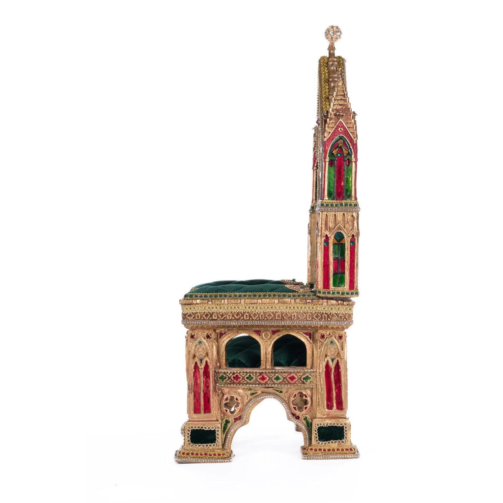 PRE-ORDER 2024 (CLOSES 26th February) <br> Katherine's Collection <br> Christmas Castle <br> Santa Chair (53cm) - $799