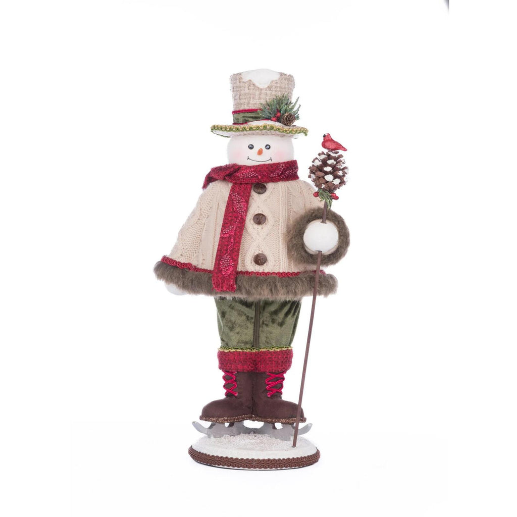 PRE-ORDER 2024 (CLOSES 26th February) <br> Katherine's Collection <br> North Country Christmas <br> Frosty Snowfield Snowman (44cm) - $259