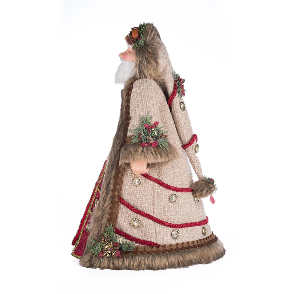 PRE-ORDER 2024 <br> Katherine's Collection <br> North Country Christmas <br> Advent Santa (64cm) - $599