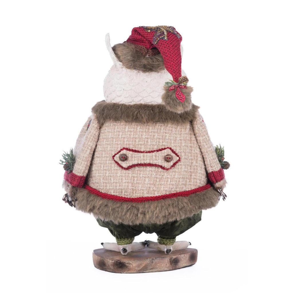 PRE-ORDER 2024 (CLOSES 26th February) <br> Katherine's Collection <br> North Country Christmas <br> Hoobert Owl (43cm) - $399
