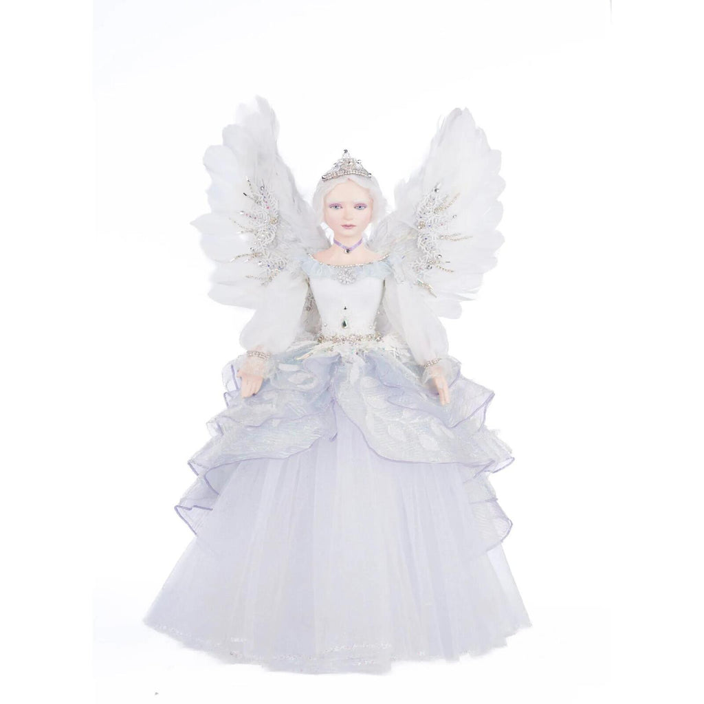 PRE-ORDER 2024 (CLOSES 26th February) <br> Katherine's Collection <br> Crystal Kingdom <br> Crystalline Angel Tree Topper (53cm) - $599