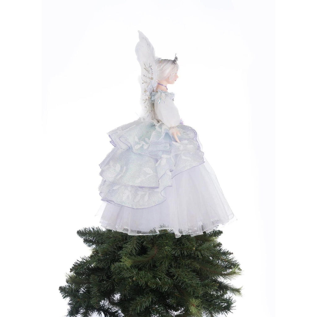 PRE-ORDER 2024 (CLOSES 26th February) <br> Katherine's Collection <br> Crystal Kingdom <br> Crystalline Angel Tree Topper (53cm) - $599