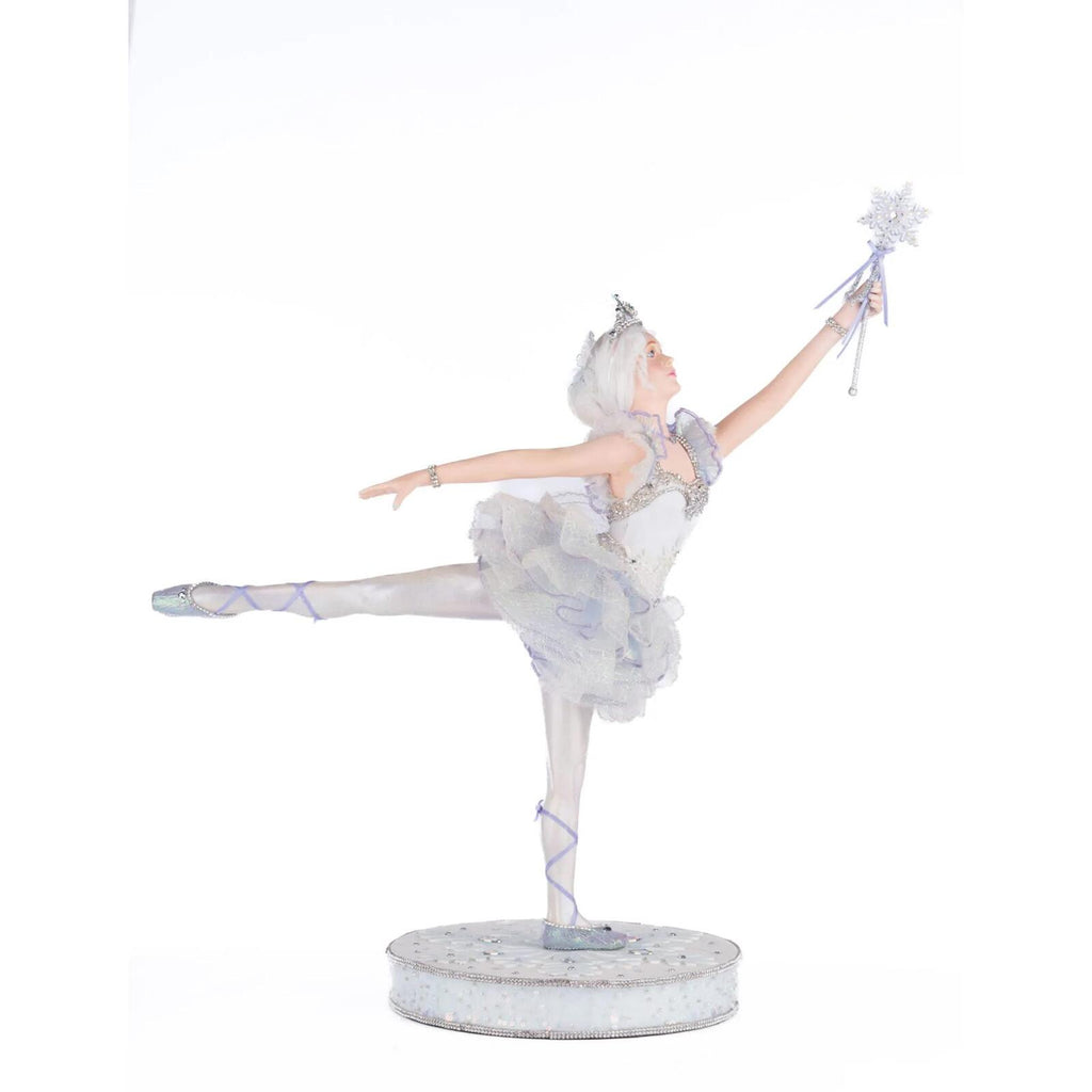 PRE-ORDER 2024 <br> Katherine's Collection <br> Crystal Kingdom <br> Crystalline Ice Princess Ballerina (53cm) - $399
