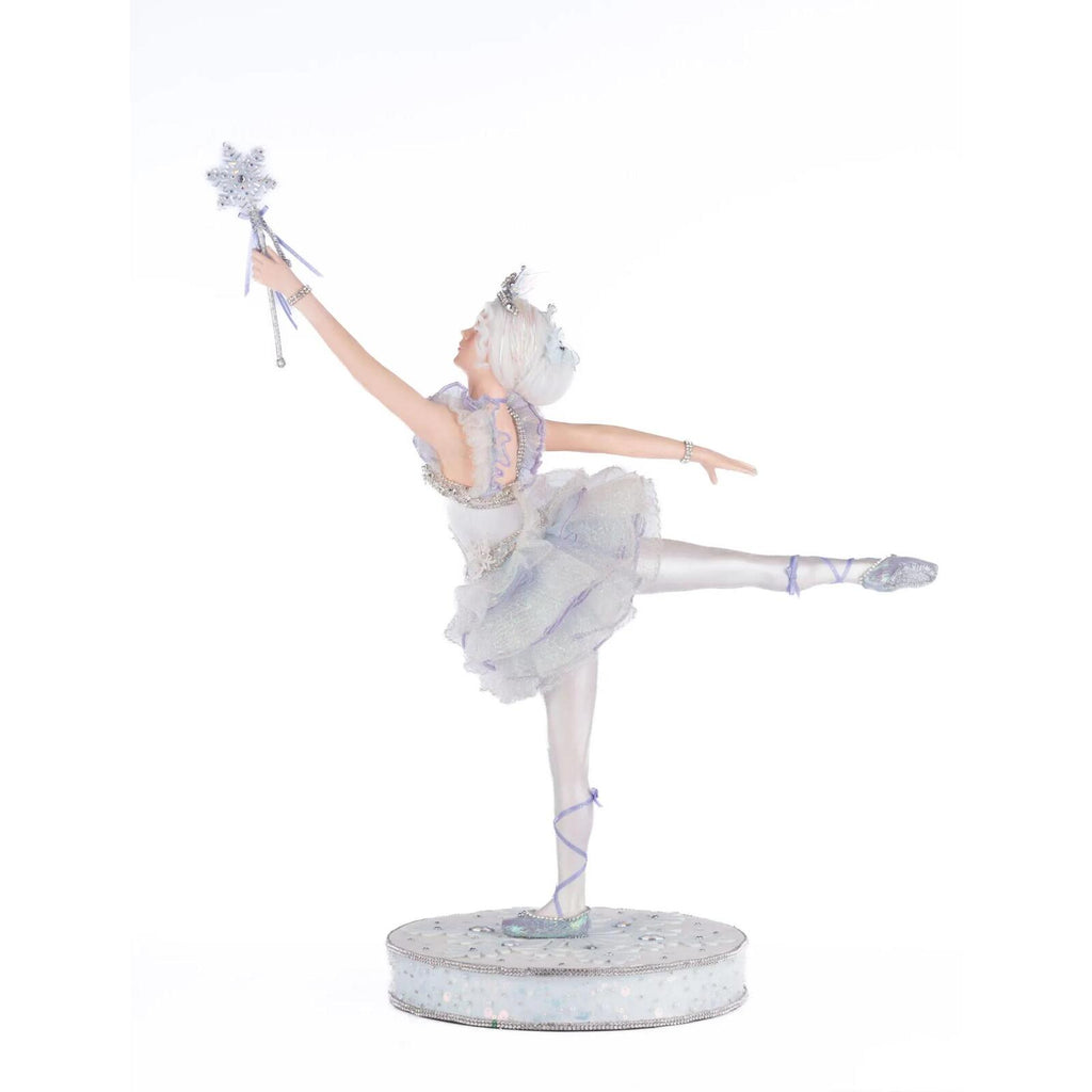 PRE-ORDER 2024 (CLOSES 26th February) <br> Katherine's Collection <br> Crystal Kingdom <br> Crystalline Ice Princess Ballerina (53cm) - $399