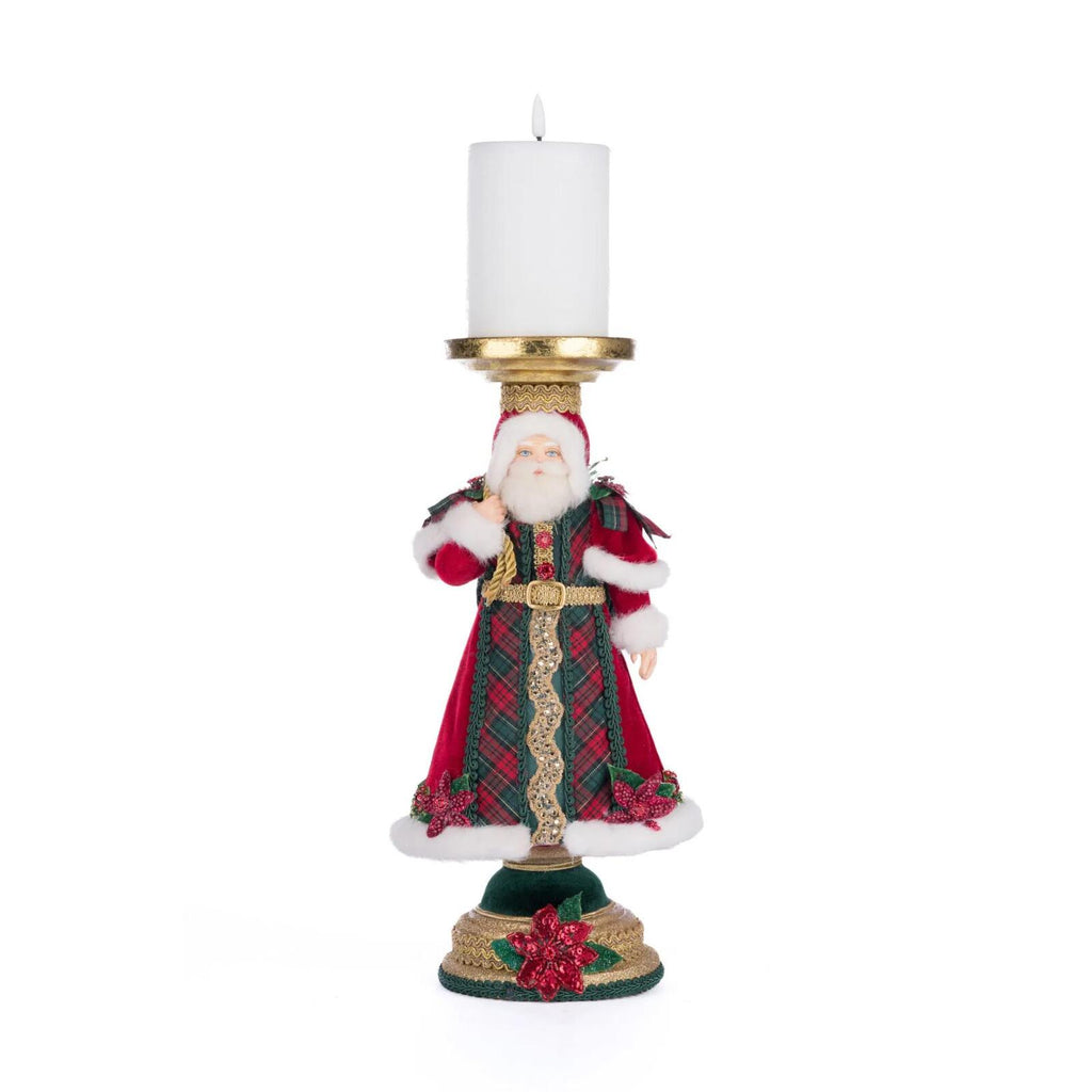 PRE-ORDER 2024 (CLOSES 26th February) <br> Katherine's Collection <br> Holiday Magic <br> Santa Candlestick (34cm) - $399