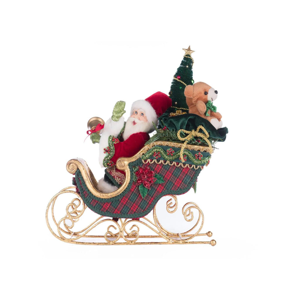 PRE-ORDER 2024 <br> Katherine's Collection <br> Holiday Magic <br> Sleigh (37cm) - $499