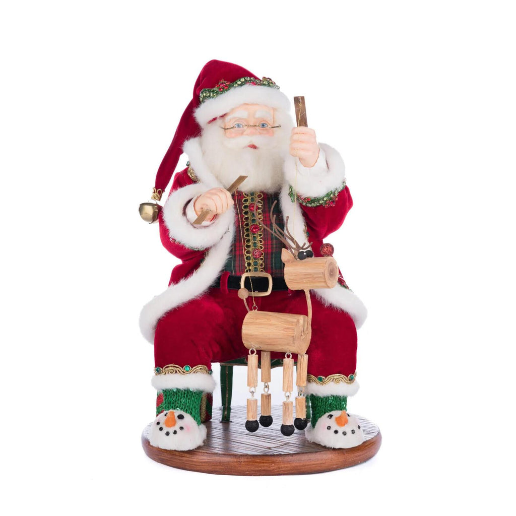 PRE-ORDER 2024 (CLOSES 26th February) <br> Katherine's Collection <br> Holiday Magic <br> Santa With Marionette (36cm) - $449