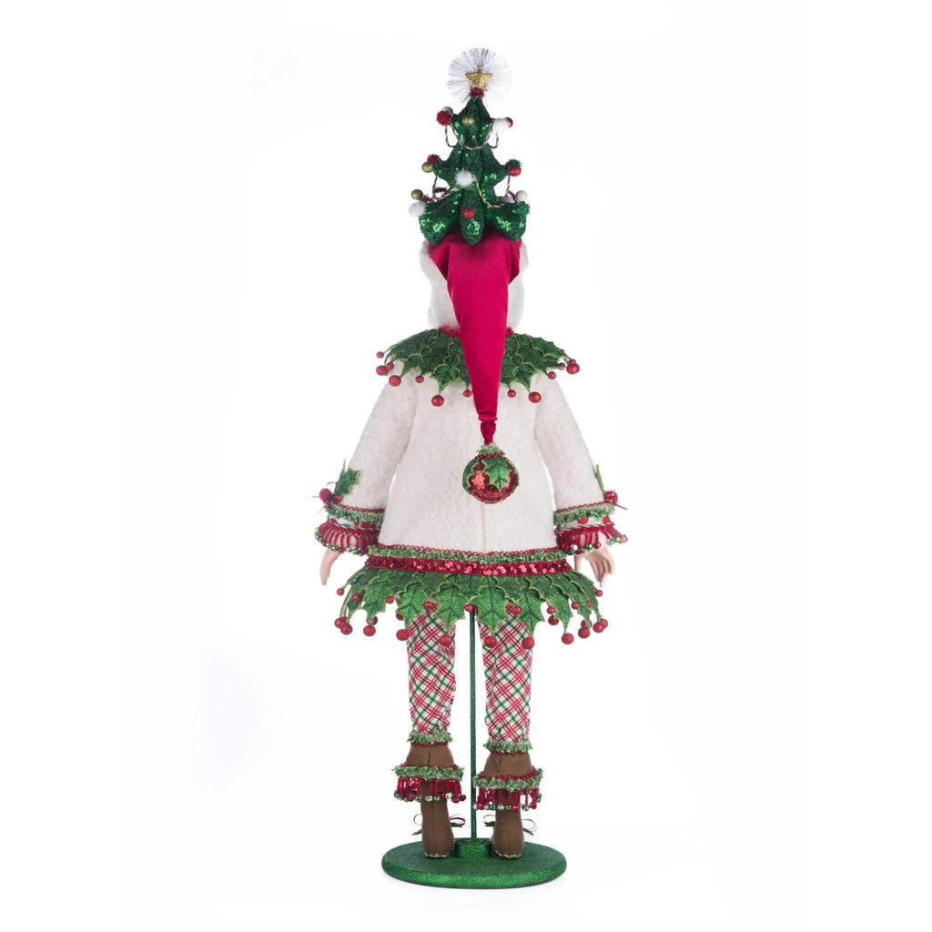 PRE-ORDER 2024 (CLOSES 26th February) <br> Katherine's Collection <br> Village of Holly Woods <br> Papa Winterberry (116cm) - $999