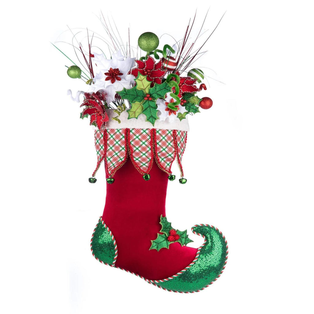 PRE-ORDER 2024 (CLOSES 26th February) <br> Katherine's Collection <br> Village of Holly Woods <br> Wall Stocking (86cm) - $529