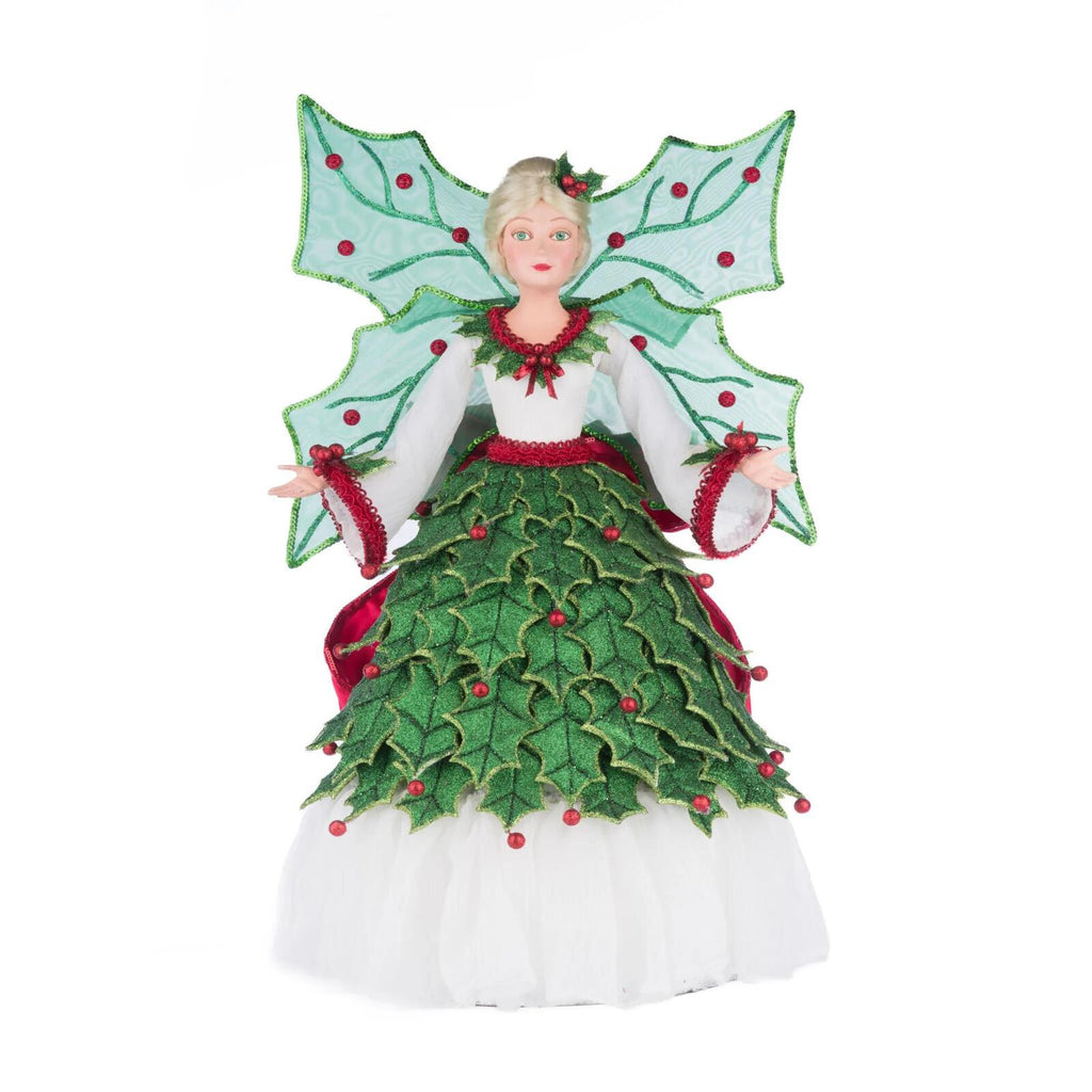 PRE-ORDER 2024 <br> Katherine's Collection <br> Village of Holly Woods <br> Fairy Tree Topper (56cm) - $549