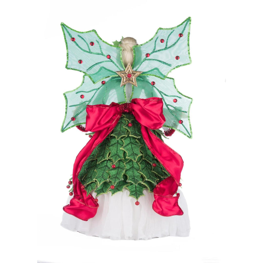 PRE-ORDER 2024 <br> Katherine's Collection <br> Village of Holly Woods <br> Fairy Tree Topper (56cm) - $549