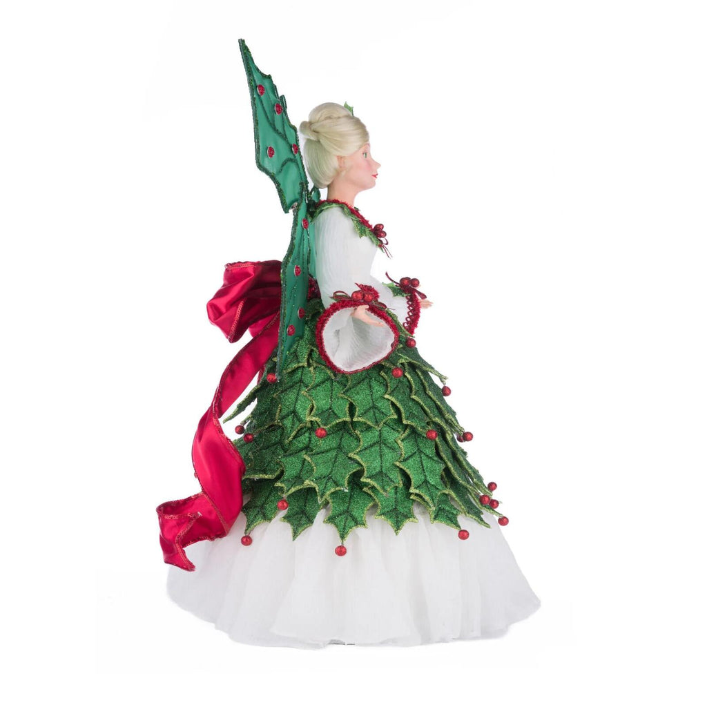 PRE-ORDER 2024 (CLOSES 26th February) <br> Katherine's Collection <br> Village of Holly Woods <br> Fairy Tree Topper (56cm) - $549