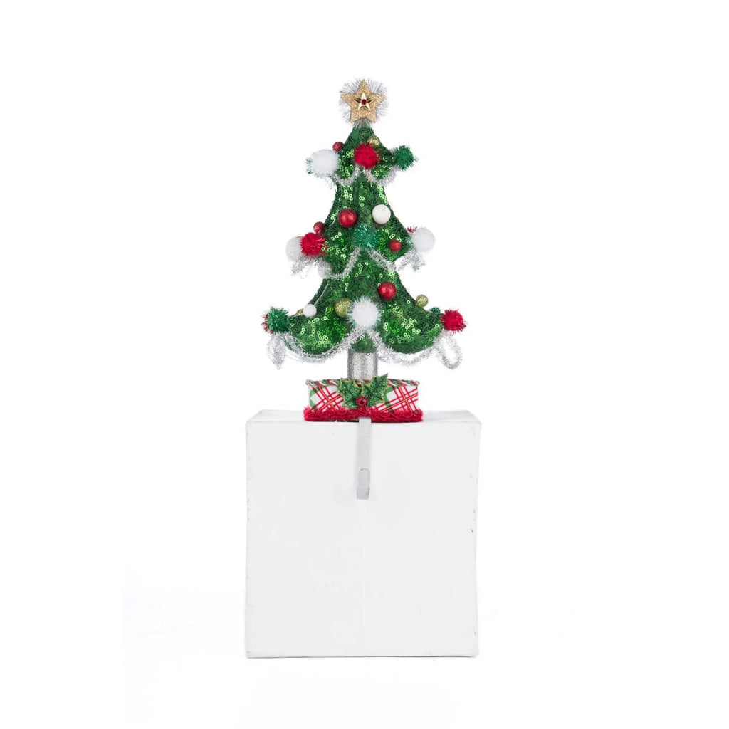 PRE-ORDER 2024 (CLOSES 26th February) <br> Katherine's Collection <br> Village of Holly Woods <br> Whimsical Stocking Holder (34cm) - $199