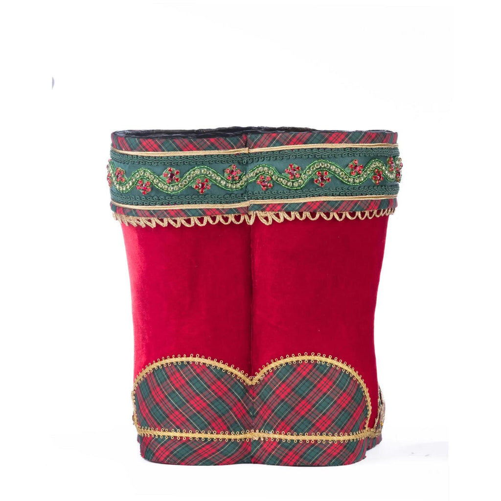 PRE-ORDER 2024 (CLOSES 26th February) <br> Katherine's Collection <br> Holiday Magic <br> Tabletop Red Boots (30cm) - $279