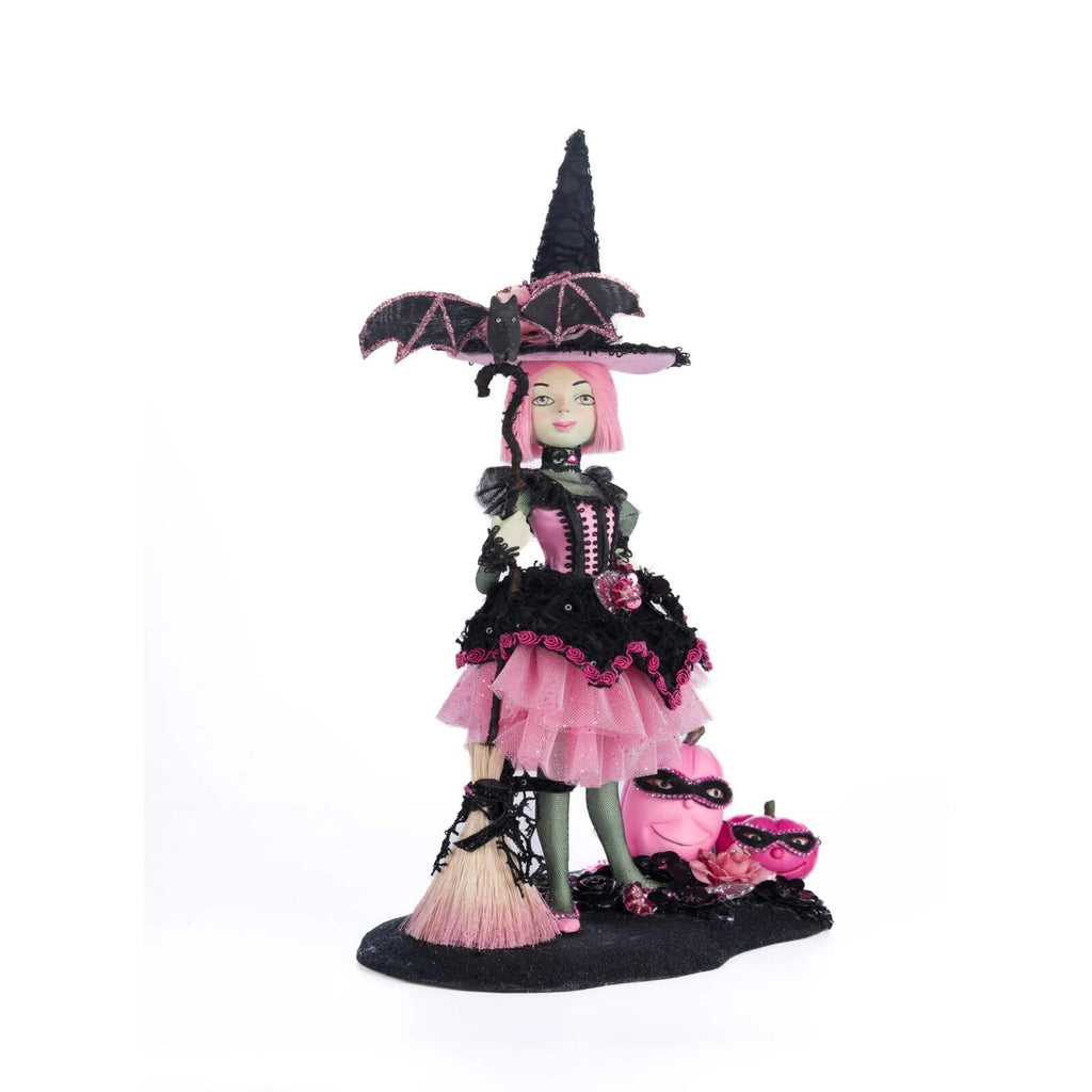 PRE-ORDER 2024 (CLOSES 26th February) <br> Katherine's Collection <br> Pink Panic Possession <br> Rosalie Blackthorn With Pumpkins (37cm) - $449