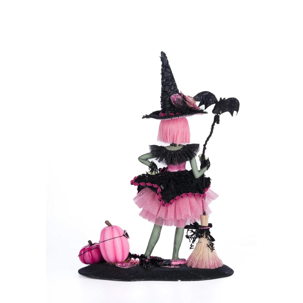 PRE-ORDER 2024 (CLOSES 26th February) <br> Katherine's Collection <br> Pink Panic Possession <br> Rosalie Blackthorn With Pumpkins (37cm) - $449