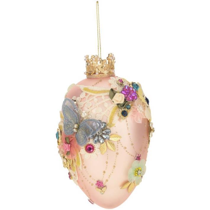 Mark Roberts Pre-Order 2024 <br> Faberge Jewel Pink Egg (18cm)