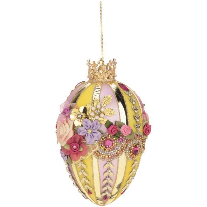 Mark Roberts Pre-Order 2024 <br> Faberge Jewel Green/Lavender Egg (18cm)