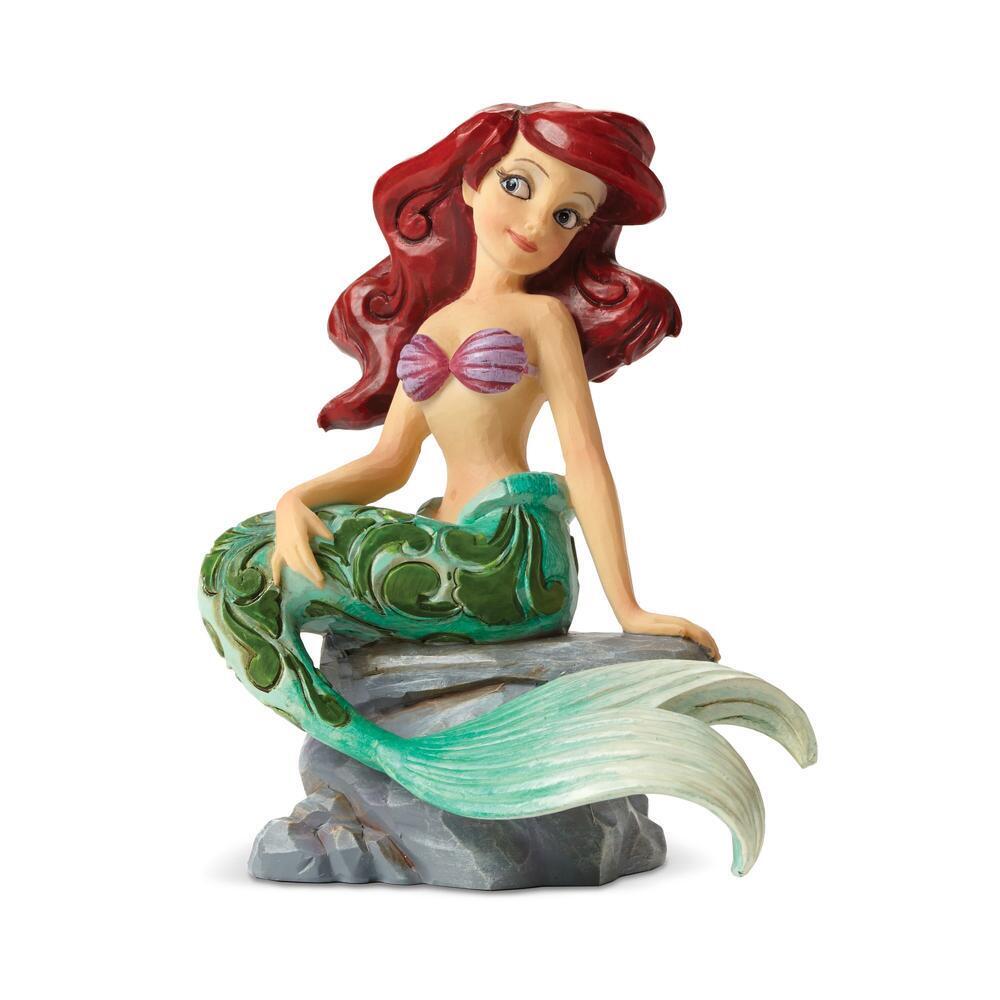DISNEY TRADITIONS <br> Ariel on Rock Personality Pose <br> "A Splash of Fun"