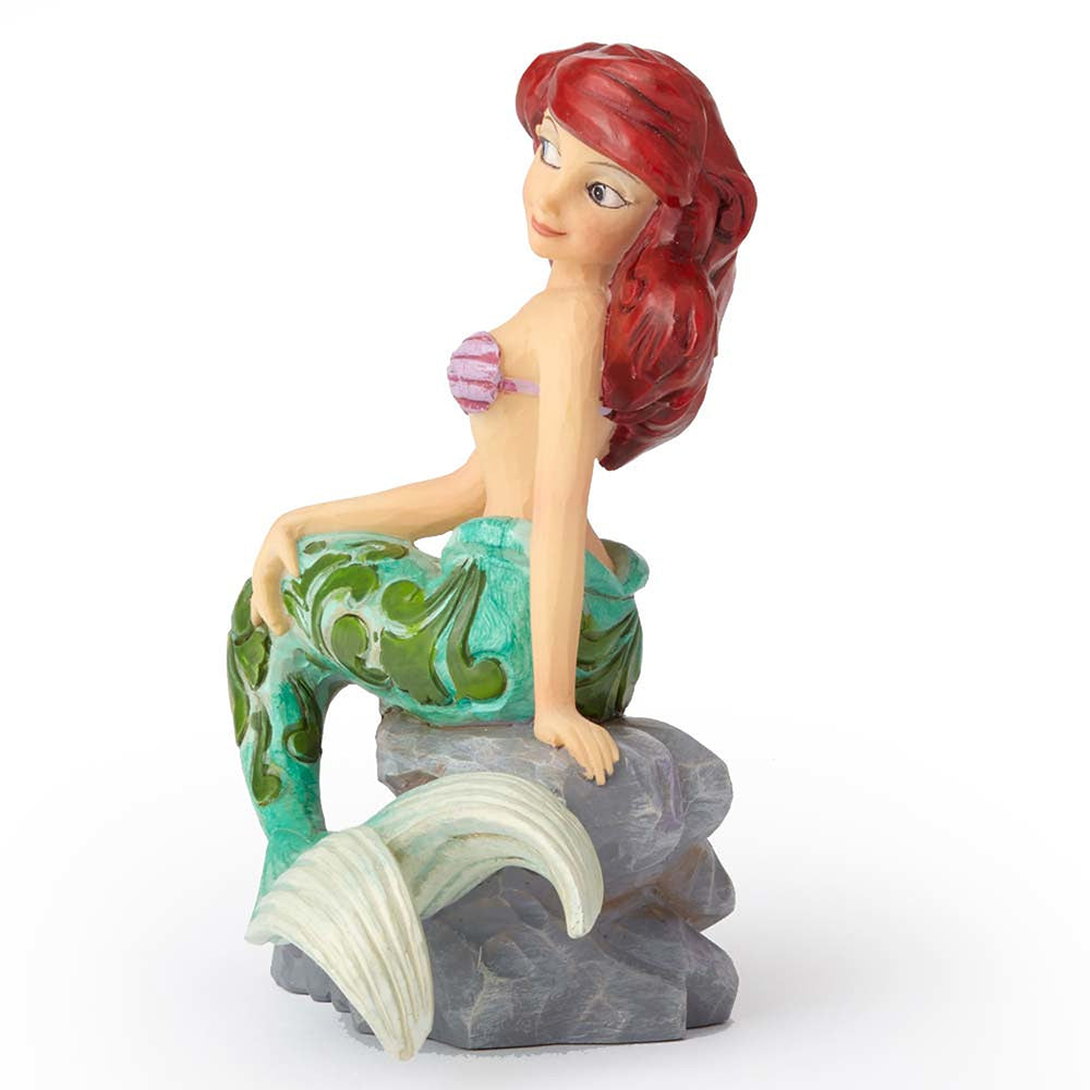 DISNEY TRADITIONS <br> Ariel on Rock Personality Pose <br> "A Splash of Fun"