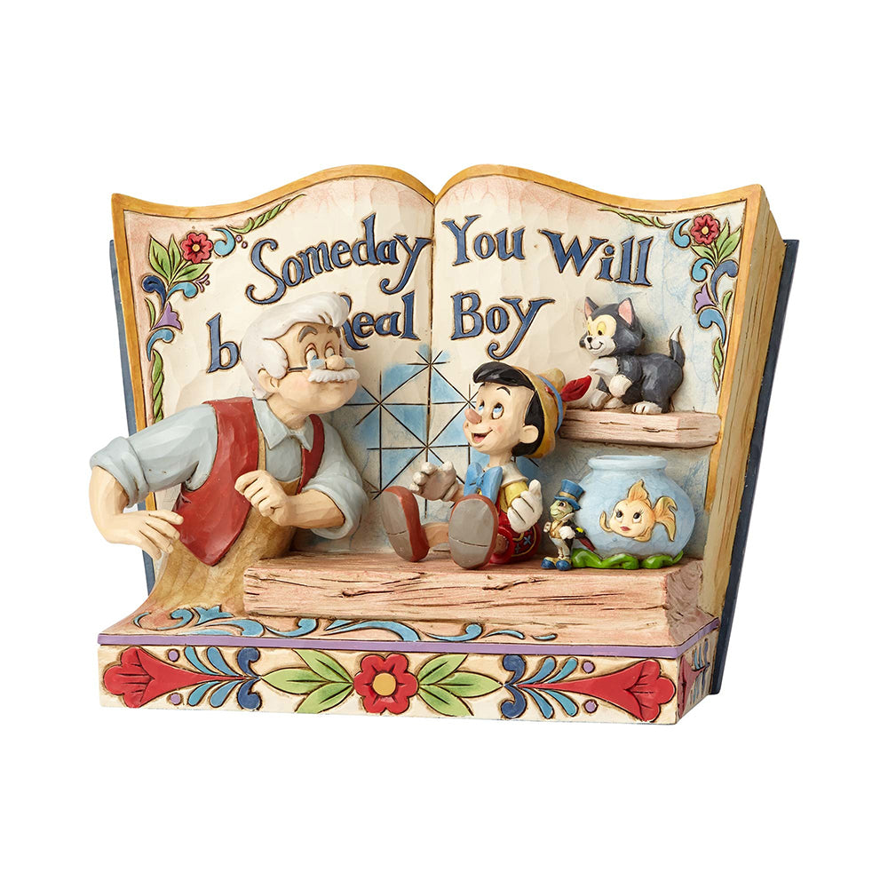 DISNEY TRADITIONS <br> Pinocchio Storybook <br>"Someday You Will Be A Real Boy"