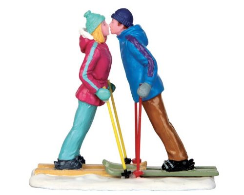 Lemax Figurine <br> First Ski Date