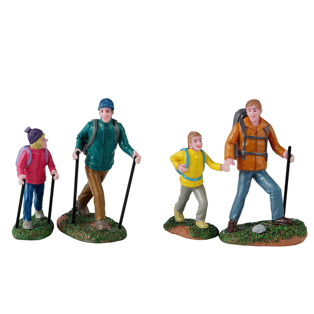 LEMAX 2024 PRE-ORDER <br> Figurine <br> Father and Daughter Hikers - $23.95