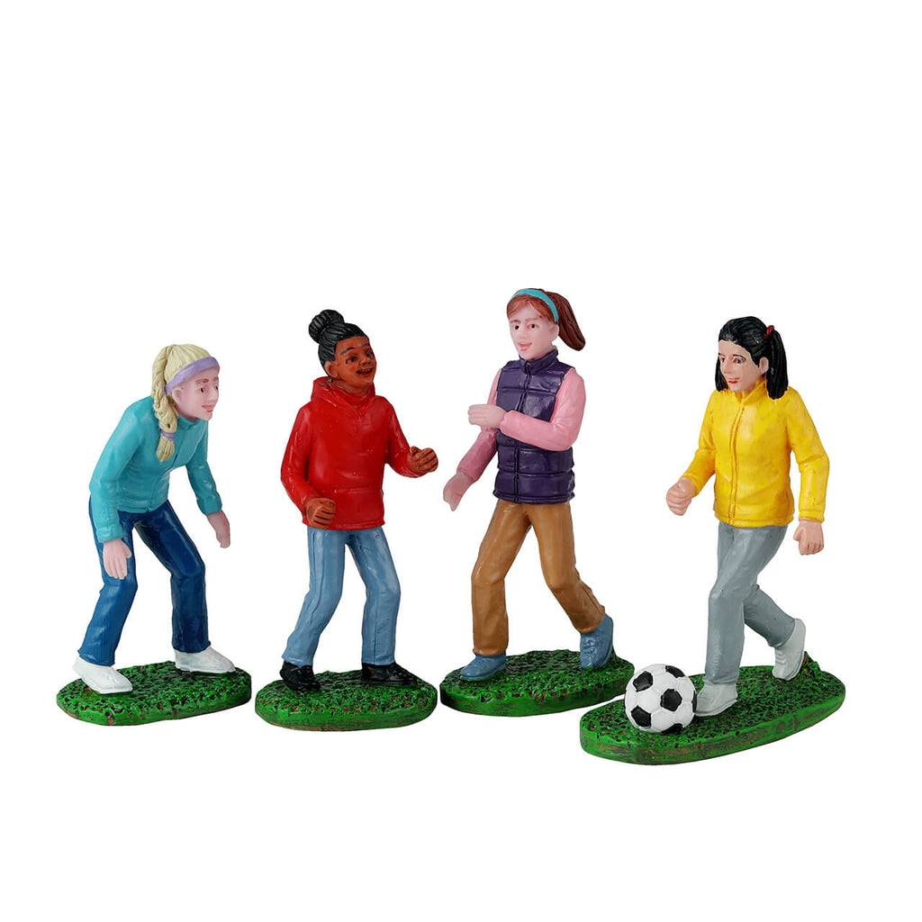 LEMAX 2024 PRE-ORDER <br> Figurine <br> Girls Soccer Game - $19.95