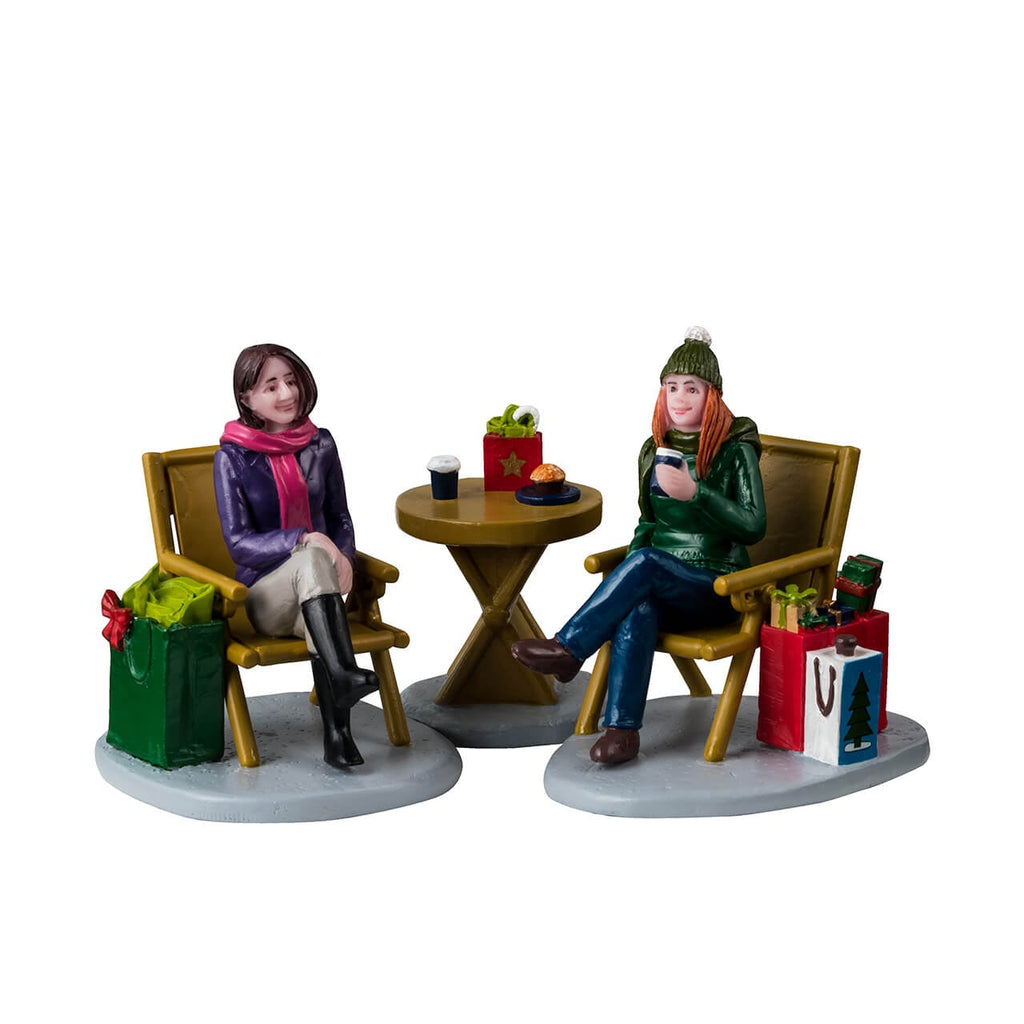 LEMAX 2024 PRE-ORDER <br> Figurine <br> Christmas Shopping Break - $23.95