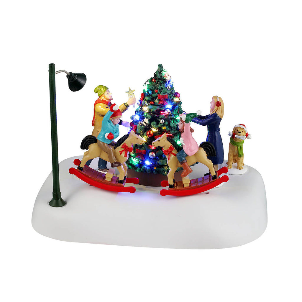 LEMAX 2024 PRE-ORDER <br> Table Piece <br> Rockin' Around The Christmas Tree - $109