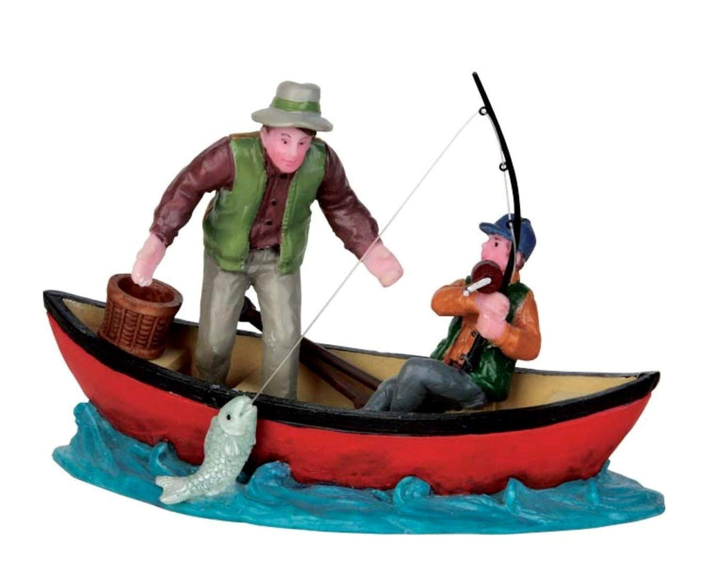 Lemax Figurine <br> Canoe Catch