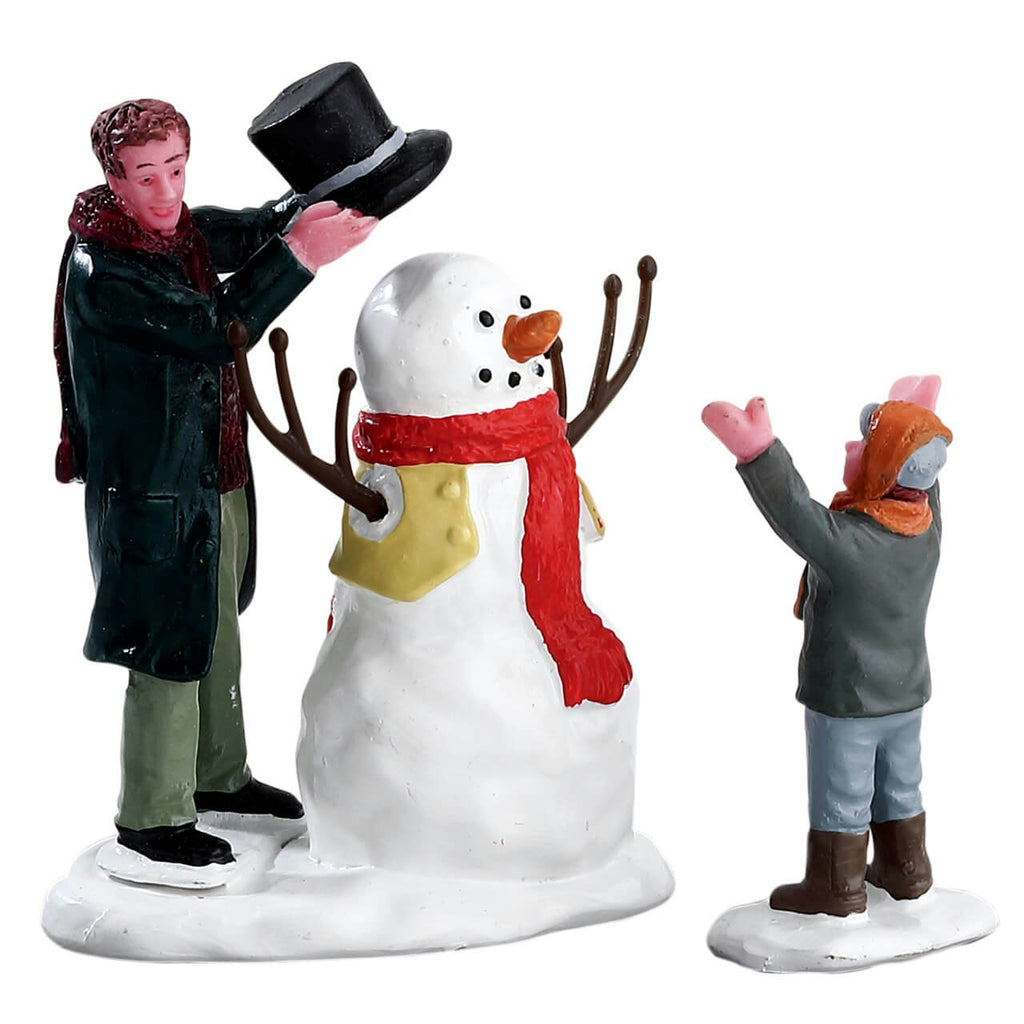 Lemax Figurine <br> Sharp-Dressed Snowman, Set of 2