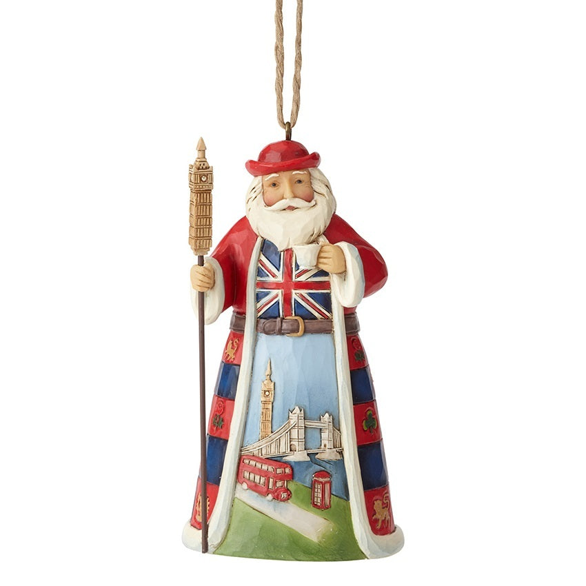 Heartwood Creek <br> British Santa <br> Hanging Ornament