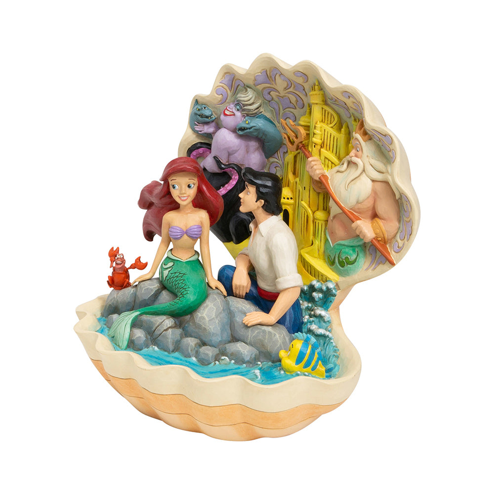 DISNEY TRADITIONS<br>Little Mermaid Shell Scene<br>"Seashell Scenario"