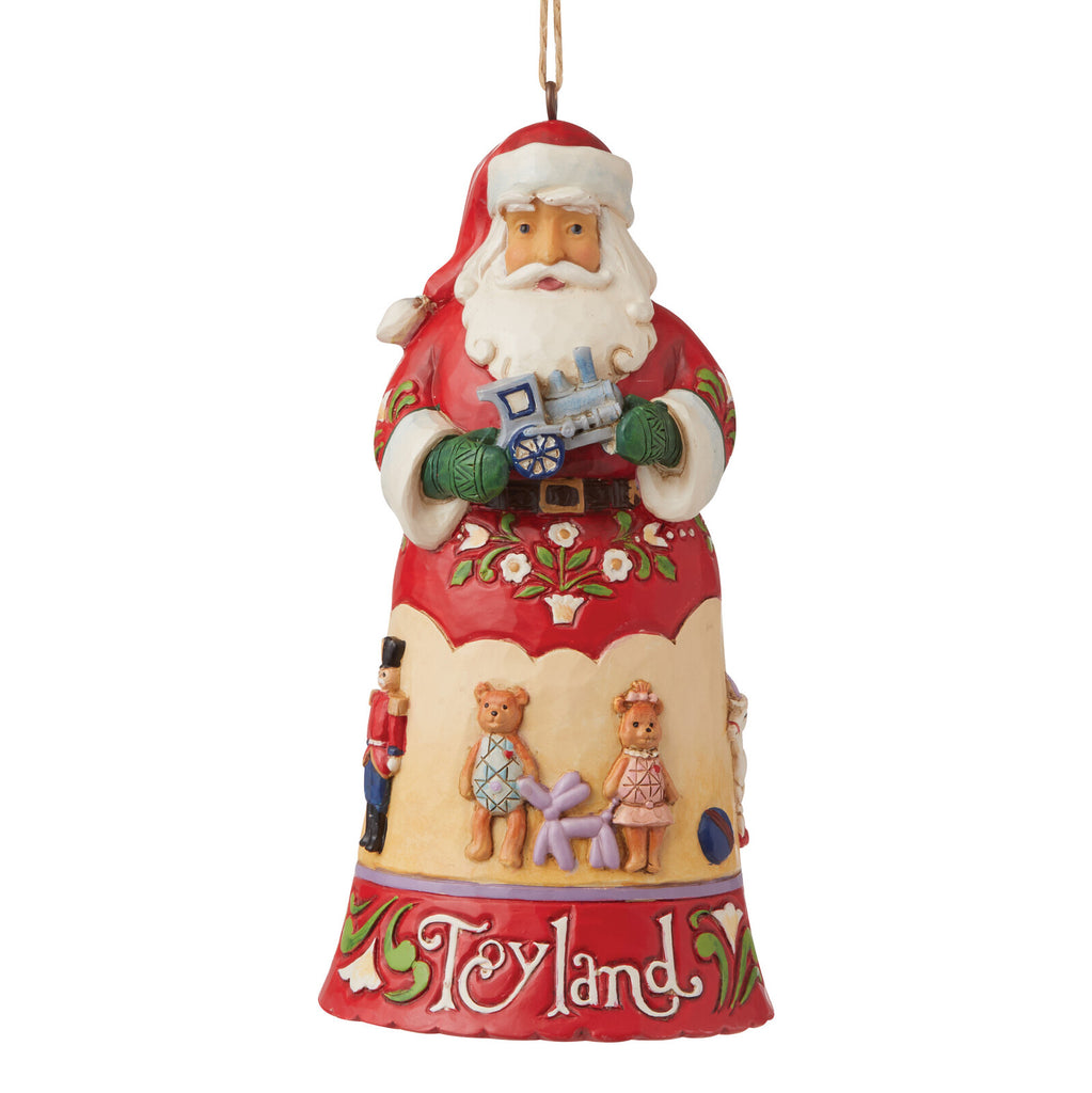 Heartwood Creek <br> Hanging Ornament <br> Toyland Santa