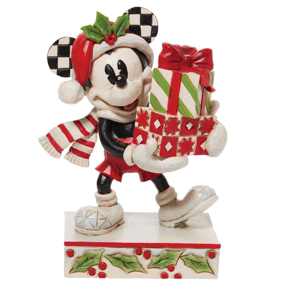 DISNEY TRADITIONS<BR> Mickey With Stacked Presents<br> "A Season of Giving"