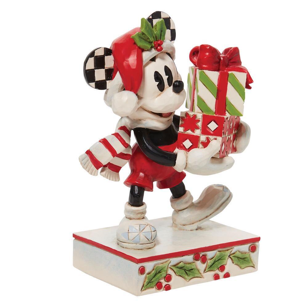 DISNEY TRADITIONS<BR> Mickey With Stacked Presents<br> "A Season of Giving"